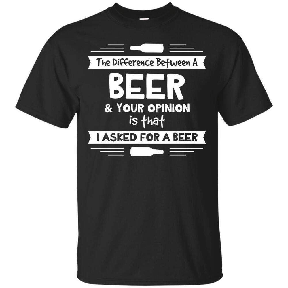Beer Opinion White Version Tshirt